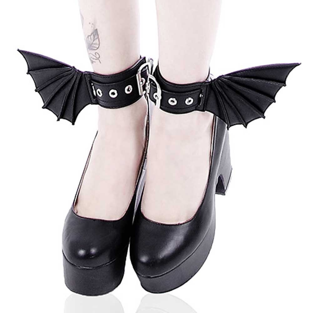 Restyle - Bat Cuffs Schoenmanchet - Zwart